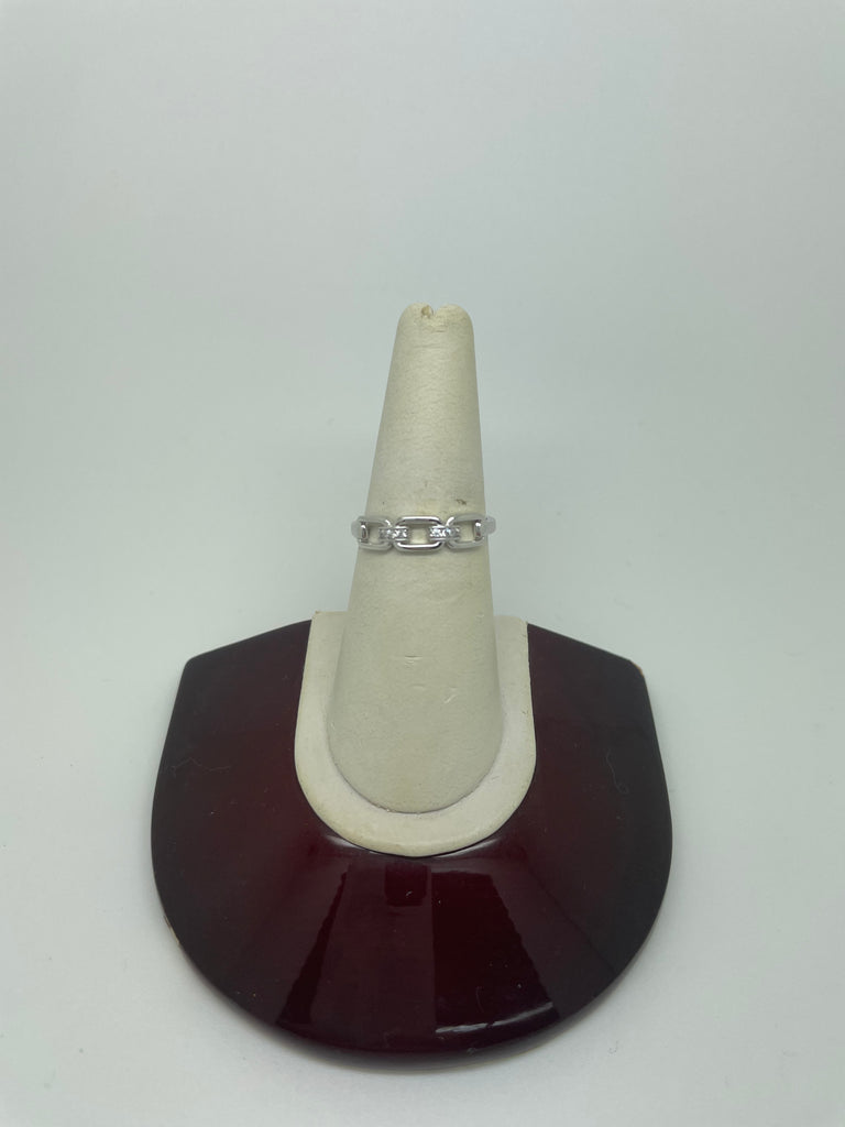 Bague en or blanc