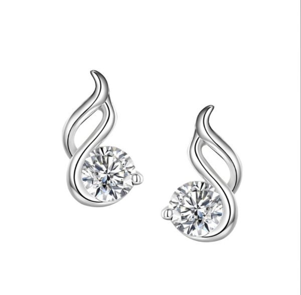 Boucles d'oreilles à tiges fixes