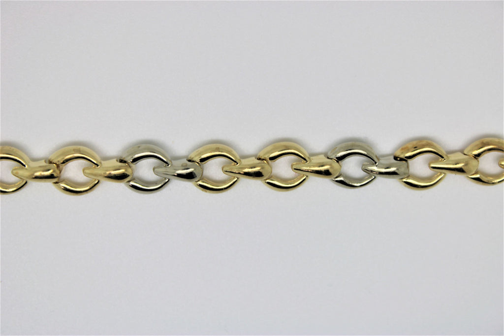 2-tone gold bracelet