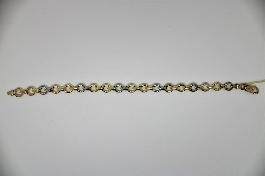 2-tone gold bracelet