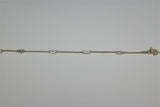 2-tone rolo gold bracelet