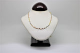 3-tone cable link gold chain