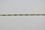 2-tone singapore gold chain