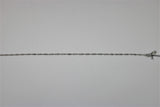 Singapore white gold bracelet