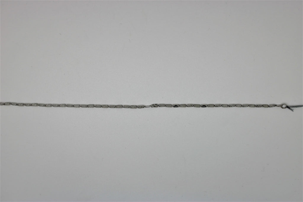White gold mirror bracelet