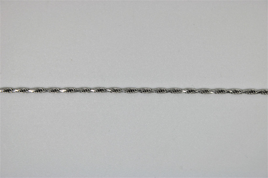 White gold twist bracelet