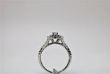 White gold engagement ring (diamonds)