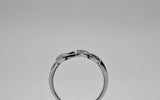 White Gold Infinity Engagement Ring (Diamonds)