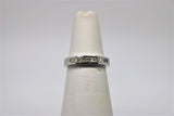 Semi-eternity bangle in white gold (diamonds)