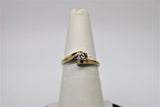 2-tone engagement ring and bangle set (diamond)