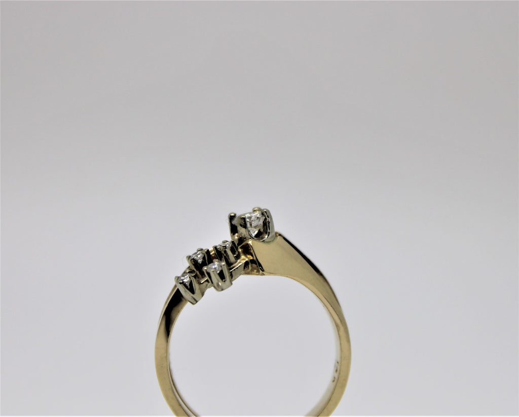 Engagement ring and bangle set (diamonds)