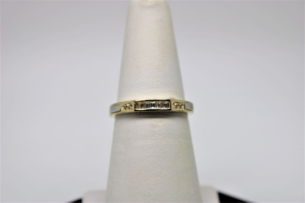 Engagement ring and bangle set
