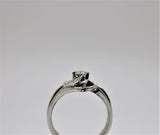 2-tone engagement ring and bangle set (diamond)