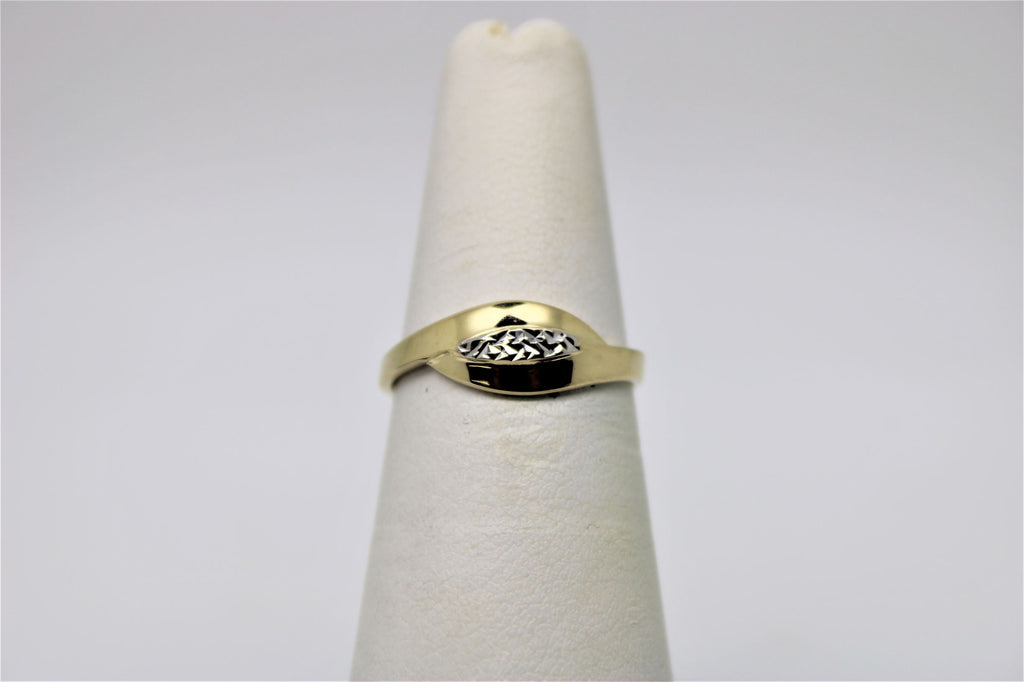 2 tone gold ring