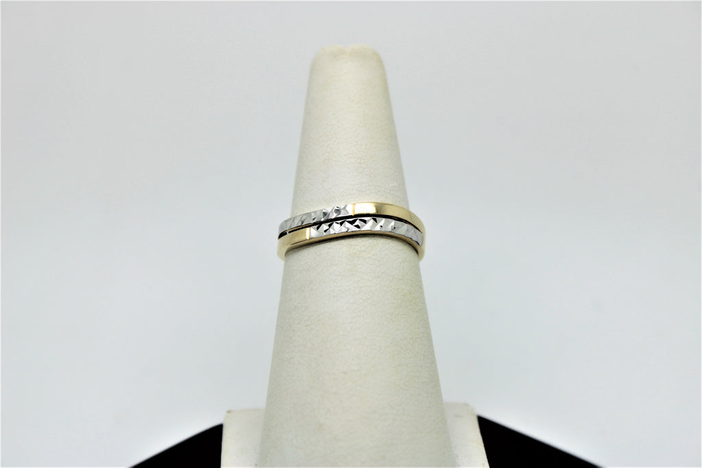 2 tone gold ring