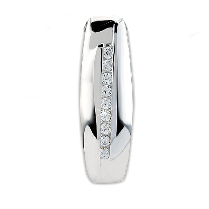 Silver pendant with stones
