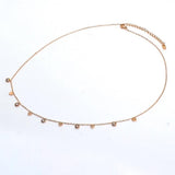 STEELX HEART AND CRYSTAL NECKLACE