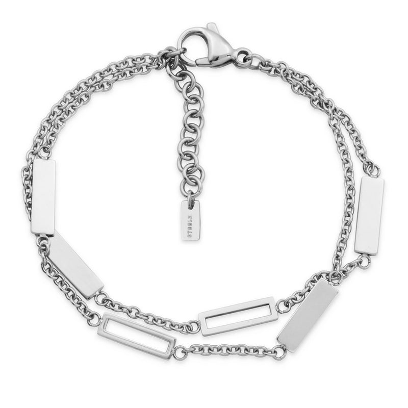 STEELX DOUBLE LAYER BAR BRACELET