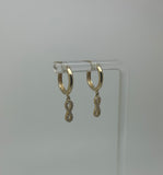 Boucles d'oreilles avec signes infini
