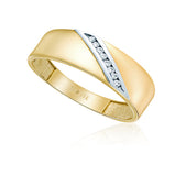 2 Tone Gold Ring
