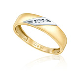 2 Tone Gold Ring