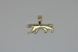 Panther gold pendant