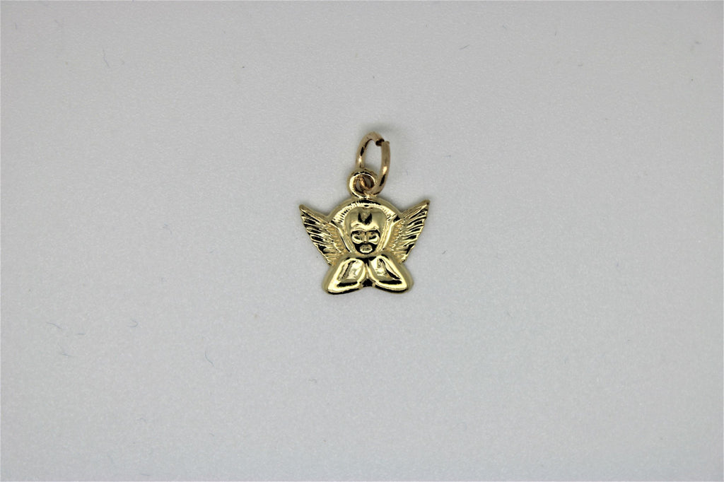 Gold angel pendant