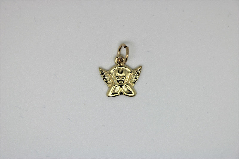 Gold angel pendant
