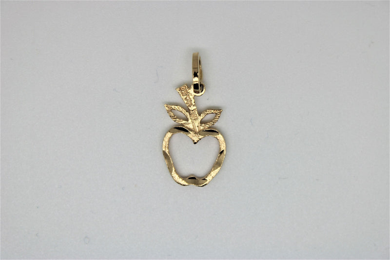 Apple gold pendant