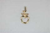 Apple gold pendant
