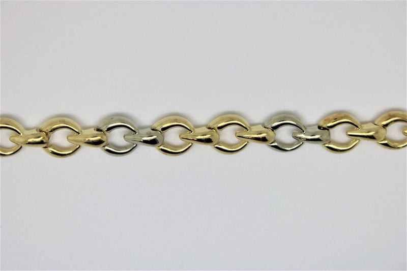 2-tone gold bracelet