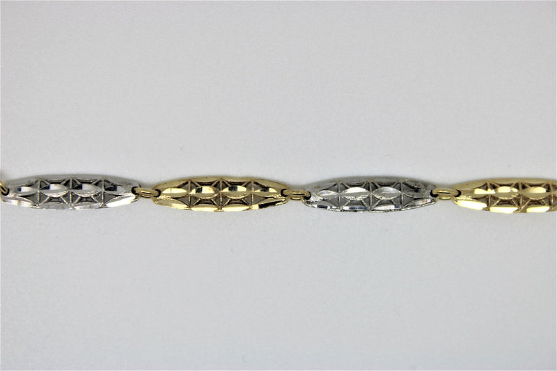 2-tone gold bracelet