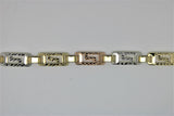 Versace 3-tone gold bracelet