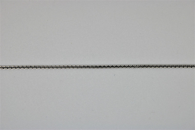 Square white gold bracelet