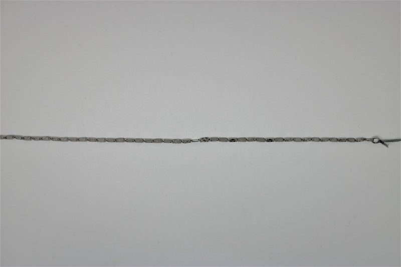 White gold mirror bracelet