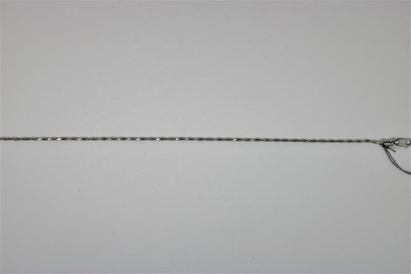 White gold twist bracelet