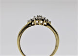 Gold engagement ring (diamonds)
