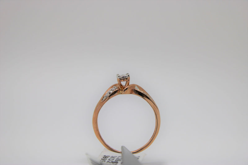 Solitaire Rose Gold Engagement Ring