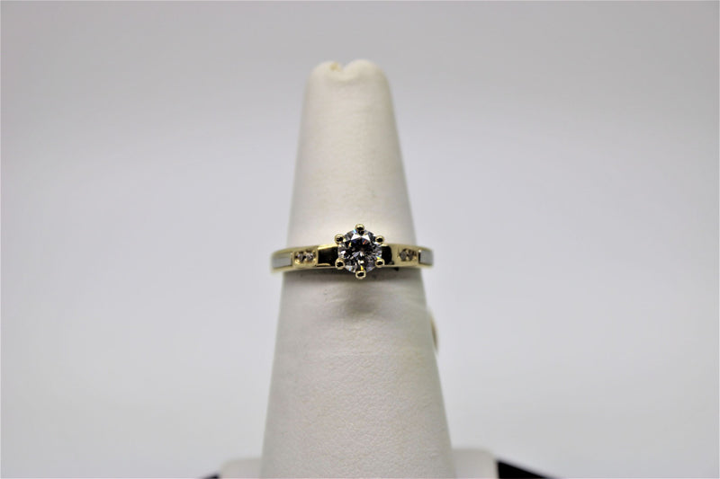 Engagement ring and bangle set