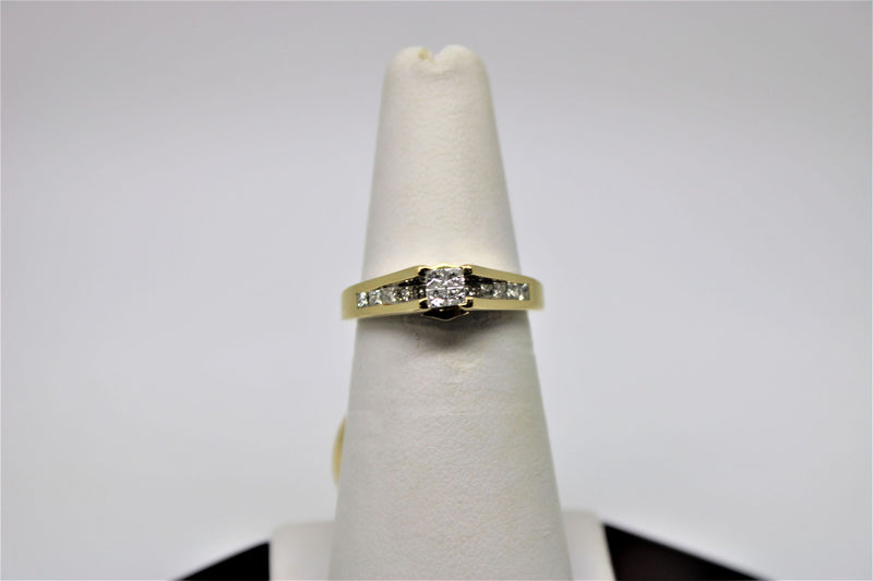 Engagement ring and bangle set (diamond)