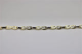 Versace 2-tone infinity gold bracelet