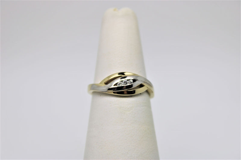 2 tone gold ring