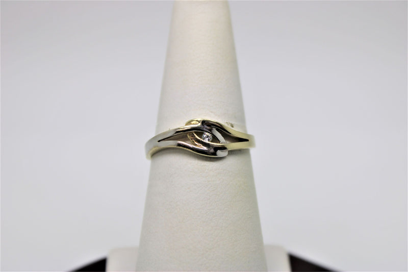 2 tone gold ring