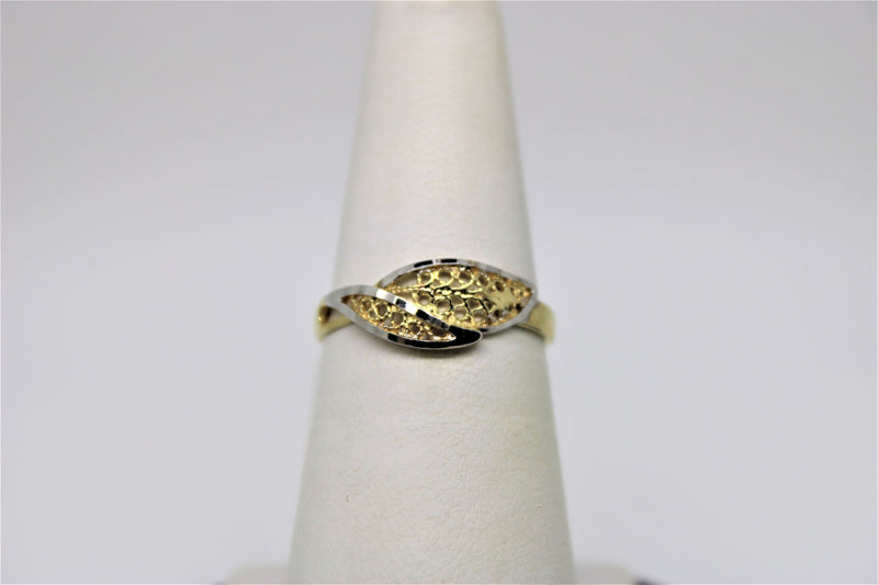 2 tone gold ring