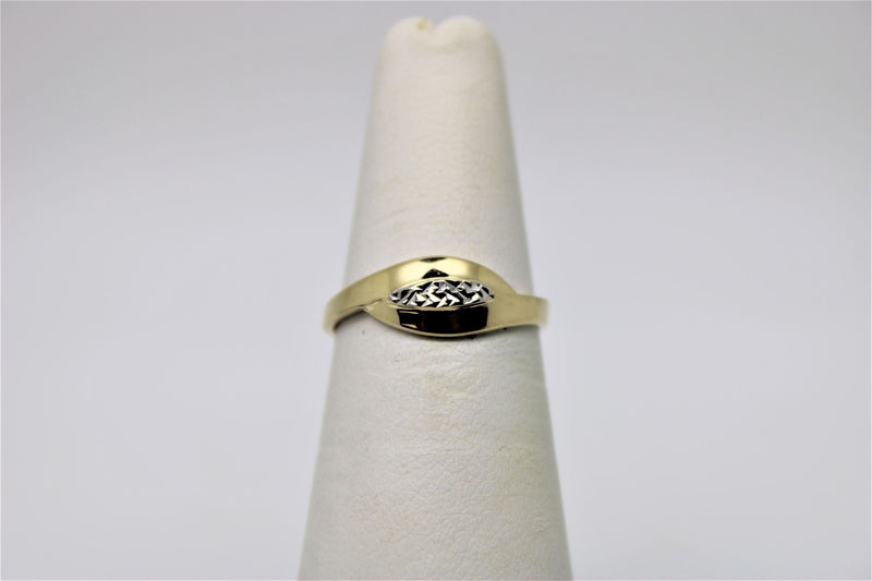 2 tone gold ring