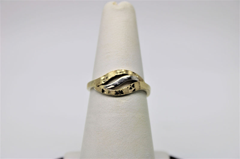 2 tone gold ring