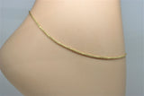 Gold ankle chain