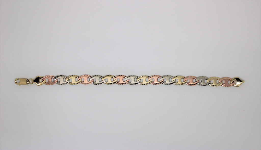 Gucci 3-tone gold bracelet