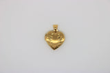 Gold heart pendant