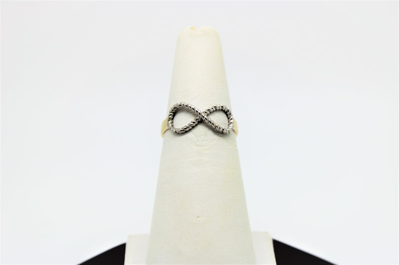 Infinity gold ring